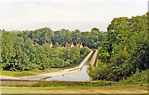 SJ2742 : Aqueduct of Shropshire Union Canal over River Dee, Pont Cysyllte, 1992 by Ben Brooksbank