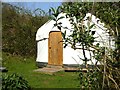 A yurt at the Sustainability Centre