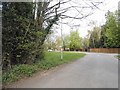 Longcroft Lane at the junction of Flaunden Lane