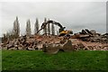 Demolition of former Ritz Cinema, Warrington after major fire