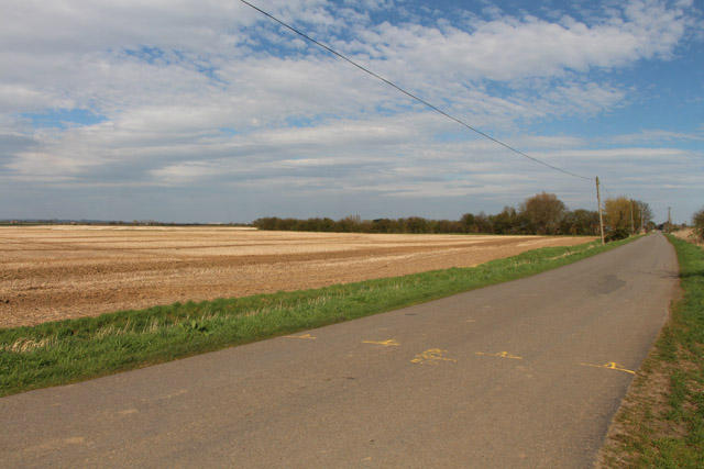 Lincolnshire Fenland road