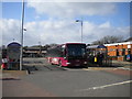 Bus in Alfreton bus station