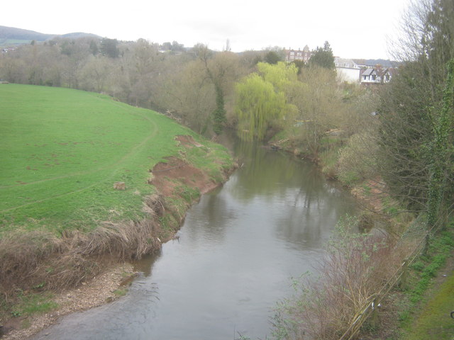 The River Monnow at Monmouth