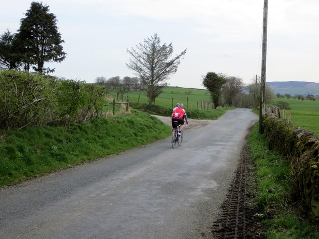 Cyclists on Blacksticks Lane