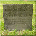 Belvoir Angel headstone, Upper Broughton Churchyard