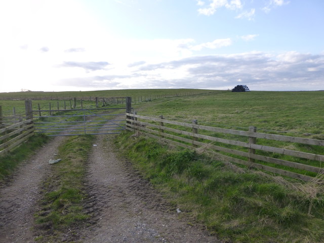 Farm track to Foulsike Farm