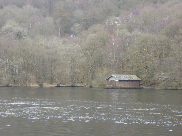 Boat house on the eastern shore of Windermere