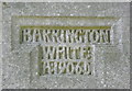 Inscription on the Barrington White mausoleum