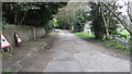 Looking down Ivy Cottage Lane, Sheffield