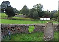 Holy wall in the churchyard