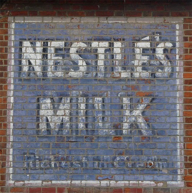 Ghost sign, North Walls, Winchester