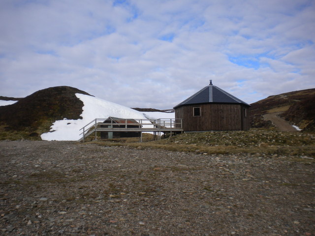 Estate hut at the head of the Dulnain