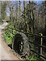 Tyres by the stream, Newtown