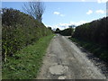 Track towards Felton Fence