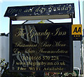 Sign for the Granby Inn, Longframlington