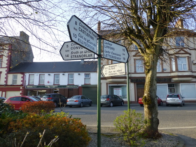 Direction signs, Raphoe