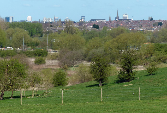 View of the Coventry city skyline
