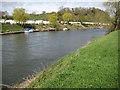 Caravan park beside the River Severn