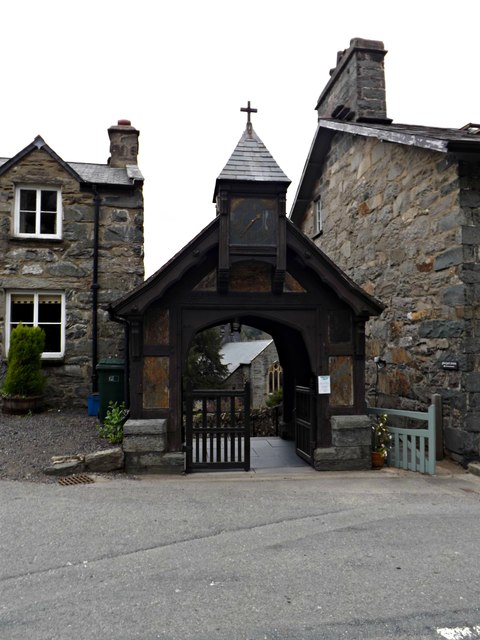 Lych gate at St Twrogs