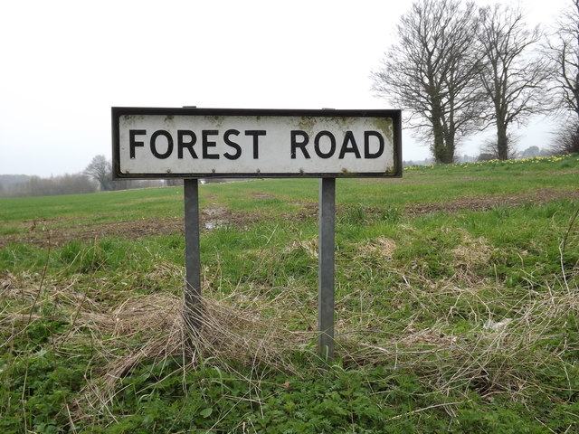Forest Road sign