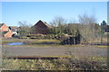 Wasteland by the railway line