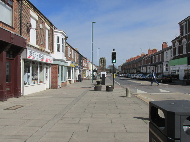 Skelton village street.