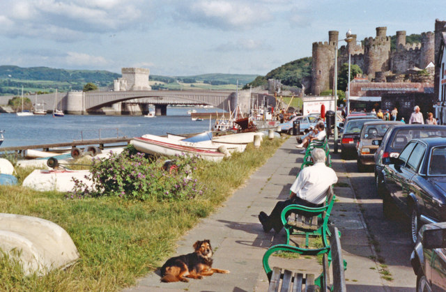 Conwy, 1992: the Bridges and Castle