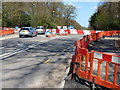 Road works at Gibbet Hill crossroads