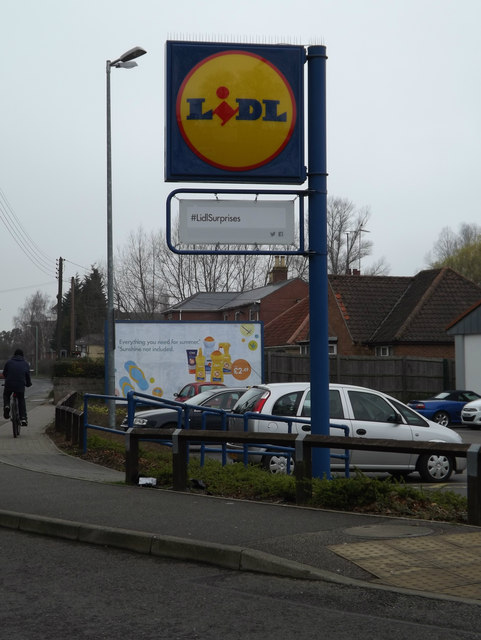 Lidl Supermarket sign