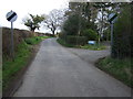 Lane heading north from Fulbeck