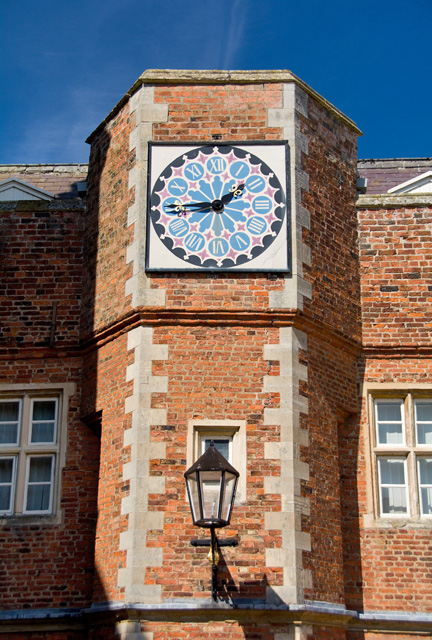 Clock on Burton Constable Hall