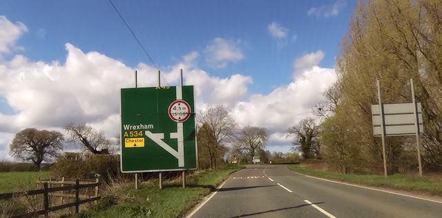Road junction at Ridley