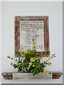 The WW1 and WW2 Memorials in Parham church