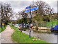 Canal towpath at Crossflatts