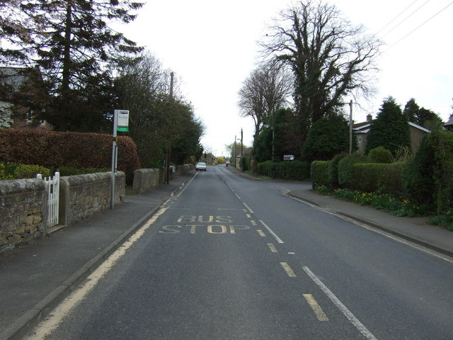 Bus stop on the B1337, Ulgham