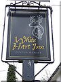 Sign at the "White Hart Inn"