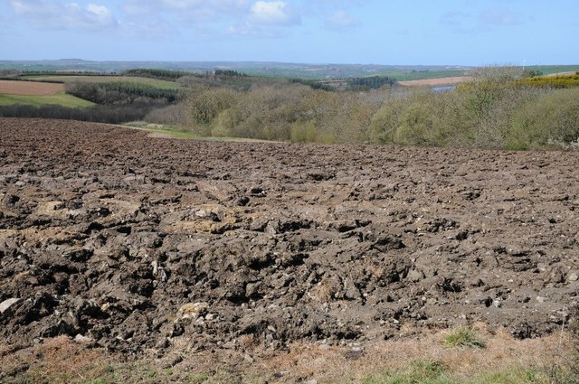 Ploughed field near Knockworthy