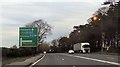 Approaching A5033 junction from A556