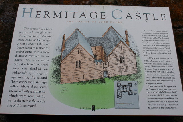 History of Hermitage Castle © Billy McCrorie cc-by-sa/2.0 :: Geograph ...