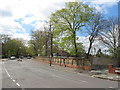 Japanese School London, road frontage of grounds