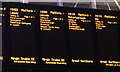 TQ3083 : Departure boards at King's Cross Station by Dave Pickersgill