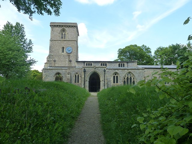 Bledlow - Holy Trinity - Path to South Porch