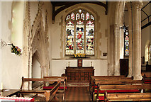 TL9847 : All Saints, Chelsworth - North chapel by John Salmon