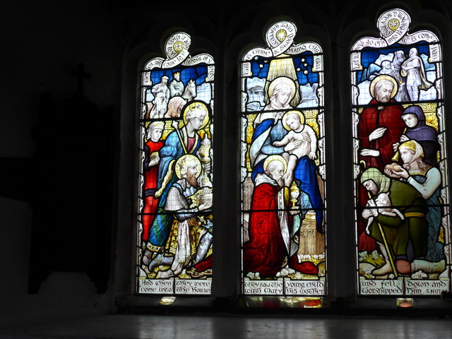 St Michael and All Angels, Hawkshead: stained glass window (IV)