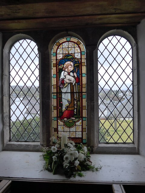 St Michael and All Angels, Hawkshead: stained glass window (VI)