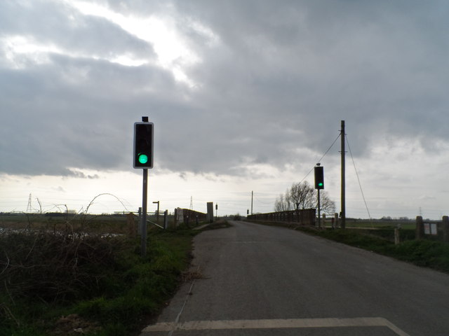 Traffic light on Morton's Bridge