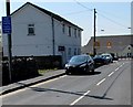 Woodfield Road traffic calmed area in Llandybie