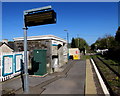 Minimal facilities at Llandybie railway station 