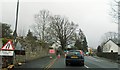 Road works at south end of Cardross