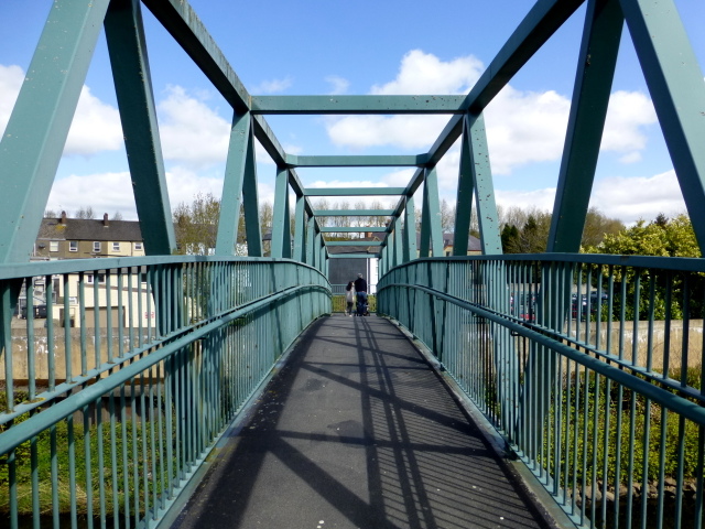Footbridge across the Drumragh River, Omagh